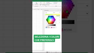 Guarda qua come colorare i tuoi fogli Excel