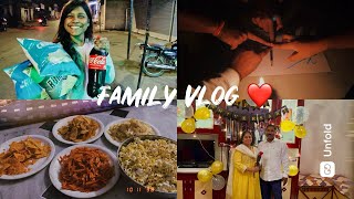 Family vlog❤️| perks of joint family🤌| cousins night❤️| anniversary day❤️| crazy fun night 🤪|