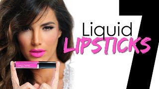 7  LIQUID LIPSTICKS | GABY ESPINO TV