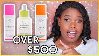 $500 of LUXURY SKINCARE TESTED | Drunk Elephant Cleanser, Serum + MORE