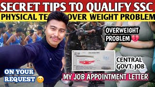 Secret trick to qualify for the SSC physical exam || Overweight Problem  || Must Watch 😊