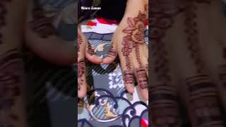 #shorts simple floral mehndi henna designs #mehndi #mehndidesigns #viralvideo