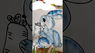 How to draw a rabbit quickly and easily #SHORT