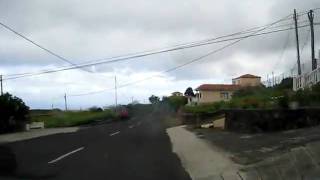 Driving on La Palma in Las Canarias