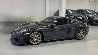 Porsche 718 Cayman GT4 RS - Revs + Walkaround in 4k