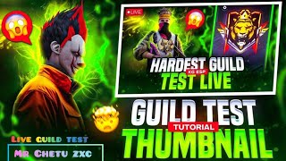 free fire live game Play guild test || 100 level complete challenge