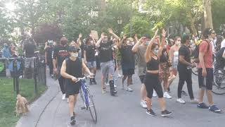 Black Lives Matter protest arriving at Madison Square Park (NYC) -- May 30, 2020