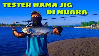 CAST JIG IKAN SENANGIN DI MUARA || ULTRALIGHT FISHING