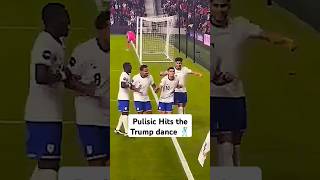 Pulisic Trump dance Celebration 😁 #pulisic #trumpdance #donaldtrump #christianpulisic