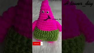 Patrick star crochet ⭐️كروشيه بسيط نجم H.tower 2024 #crochet #love #art