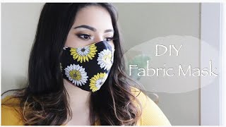 DIY Covid -19 Fabric Mask (With Pattern) Sewing Tutorial