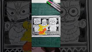 Sri Jagannath and Sri Chaitanya Mahaprabhu easy drawing #rathyatra2024 #jagannath #shortfeed