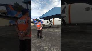 Proses Start Engine Beechcraft 1900D Polisi Udara