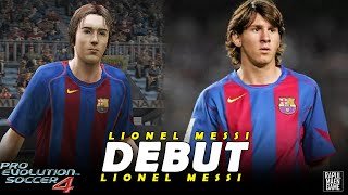 KEMUNCULAN PERTAMA LIONEL MESSI DI SERIES PES - LIONEL MESSI PES 4 PC GAMEPLAY #DEBUT EPS 2