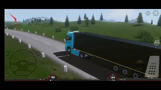 Truckers of Europe 3 : berkendara di jalur pegunungan kota lech - android gameplay