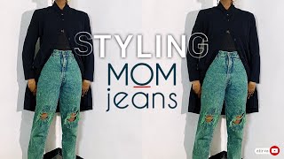 MOM JEANS: Outfit Ideas + How to Style.