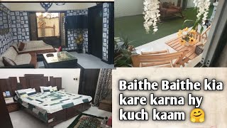 Baithe Baithe kia Kare Karna hy Kuch Kaam | Small Bed Room Decorate in Budget by staywithmadiha