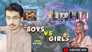 4 Girls vs 3 Boys Challenging TDM Match with iqoo 12 pro   / PUBG Mobile #pubg #pubgmobile