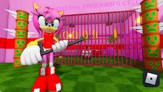 Amy Rose Prison Run Obby (Roblox) Full Gameplay (Android)