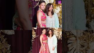 Alia Bhatt Arrives With Sister Shaheen Bhatt At Manish Malhotra Diwali Party