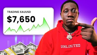 LIVE TRADING: $7750 In 30MINS Trading XAUUSD