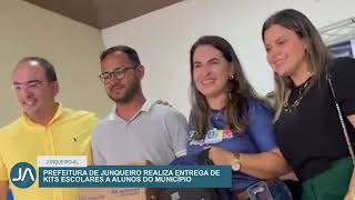 Entrega de kits escolares em Junqueiro