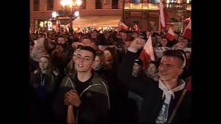 Marsz Wielkiej Polski Niepodległej - Wrocław 11.11.2018 r. cz. 17 - Hymn i dosadne przemówienia