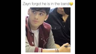 Zayn forgot he was in the band #1d