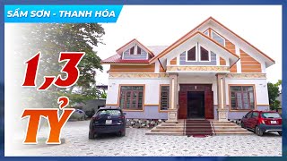 Mẫu Nhà Mái Thái 1 Tầng Đẹp Giá 1,3 Tỷ Tại Sầm Sơn, Thanh Hóa