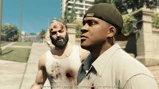 Grand Theft Auto V GAMEPLAY 24  : Fresh Meat , Cleaning out the Bureau and Reuniting the Family