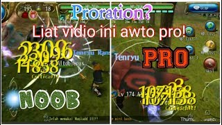 Toram Online belajar proration awto pro player