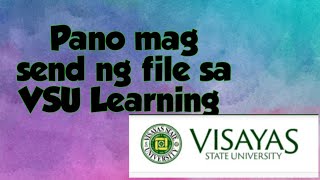 How to send file using the VSU Learning