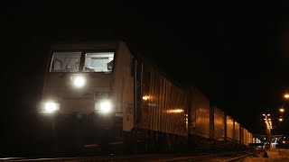 Führerstandsmitfahrt von Bremen nach Fulda in der Winternacht, Teil 5 Kassel Wilhelmshöhe nach Fulda