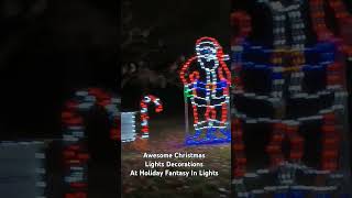 Awesome Christmas Lights Decorations At Holiday Fantasy In Lights