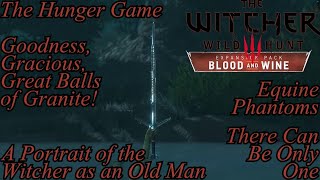 The Witcher 3 B&W Movie | Edited No Commentary 53 - Hunger - Balls! - Portrait - Phantoms - Only One