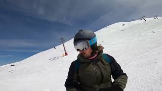 Another run down, Snowboarding the Sierra Nevada, Granada Spain.