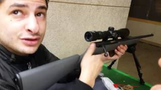 Test carabine Savage 22lr (premiers shoot au stand de tir svp vous moquez pas comme mon pote) 🤪