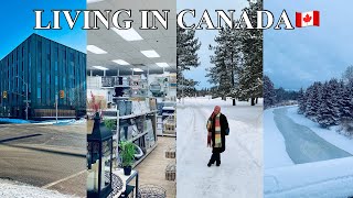 LIVING IN CANADA #1| Shopping for my room, First of week of school as an int'l student &MORE