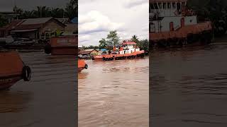 TB marina 1616 proses mau sandar di jetty ambo sei lilin palembang#shortvideo #shorts