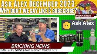 Bricking News | Ask Alex Dec 12, 2023 | Alex shares what he likes and is minifig scale a problem?