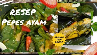 pepes/pais ayam @Tetehlina1210 #resepmasakan #pepesayam#ayampepes