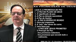 Lição 1, As Promessas De Deus, 4Tr24, Com. Extras do Pr Henrique, EBD NA TV, AS PROMESSAS DE DEUS