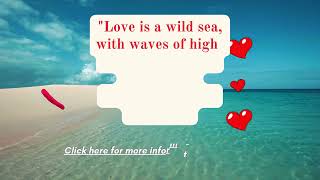 💚 My Love For You Is As Deep As The Sea #quotes