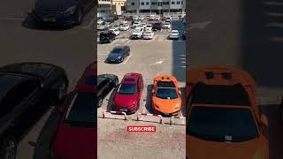 Dubai Parking 🔥 Lamborghini 😎#shorts #dubai #supercars