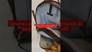 Genuine Leather Unique backpack 🎒 Bags From STEPSCART Easy to carry your Traval,College, School Bags