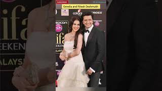 Riteish Deshmukh with wife Genelia D'souza  |  #riteishdeshmukh #bollywood #ytshorts  #mybollywood