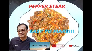 My version of pepper steak. #steak #ofw #retirement #dinner #pepper #beef #baguiocity