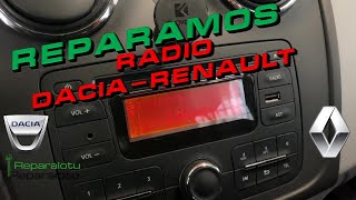 Reparación Radio Dacia-Renault. Avería de Pantalla LCD.