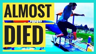 JHOAN almost DIED | parkour and freerunning in two different parks