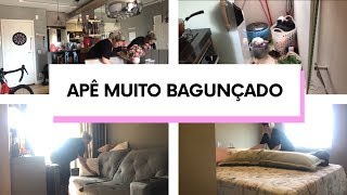 ARRUMEI MEU APARTAMENTO | ORGANIZAÇÃO | LAVEI A LAVANDERIA